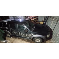 Пороги на Ford Ranger 2011+ черный цвет