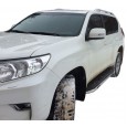 Защита боковых порогов (подножек) для Toyota Land Cruiser Prado 150