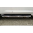 Защита боковых порогов (подножек) для Toyota Land Cruiser Prado 150