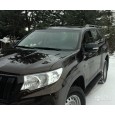 Рейлинги на Toyota Land Cruiser Prado 150 черные глянцевые