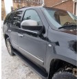 Пороги для Chevrolet Tahoe черный цвет