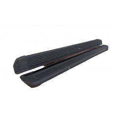 Пороги для Mitsubishi Pajero Sport черный цвет